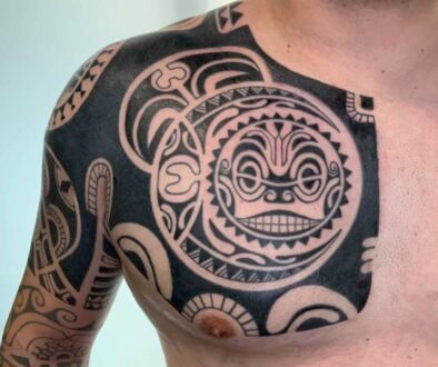 Tatuajes maorí en Madrid torso