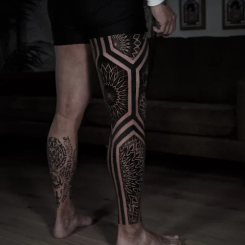 tatuaje geometría