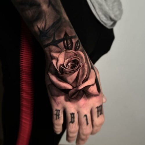 tattoo realista flor
