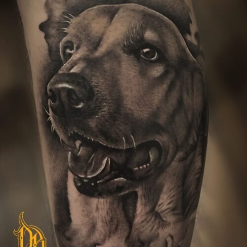 tatuajes realistas perros